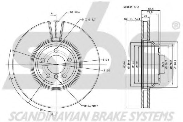 Disc frana 1