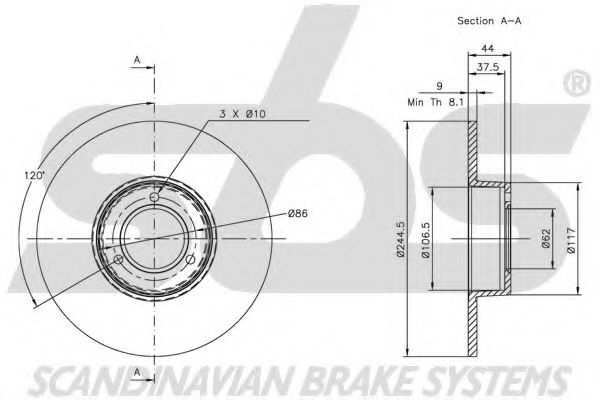 Disc frana 1