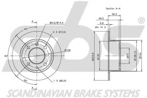 Disc frana 1