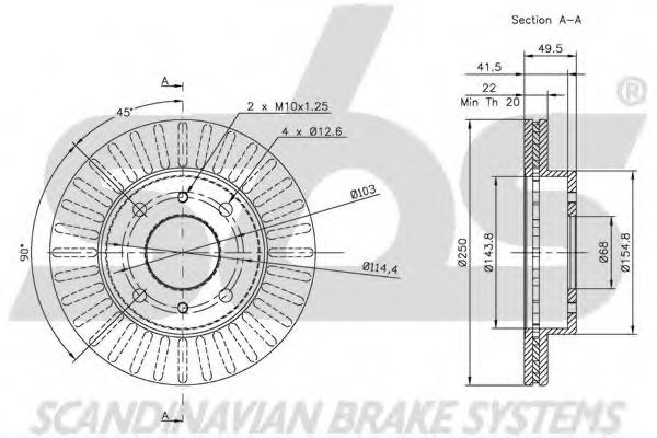 Disc frana 1