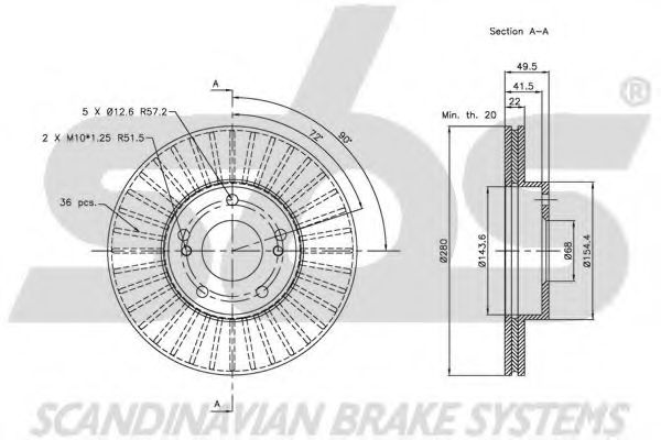 Disc frana 2
