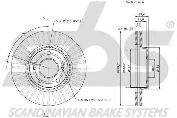 Disc frana 1