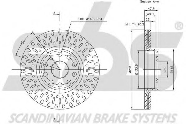 Disc frana 1