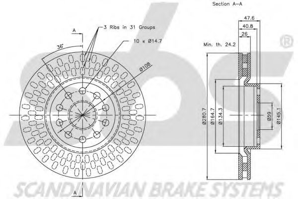 Disc frana 1