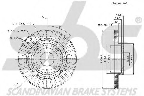 Disc frana 1
