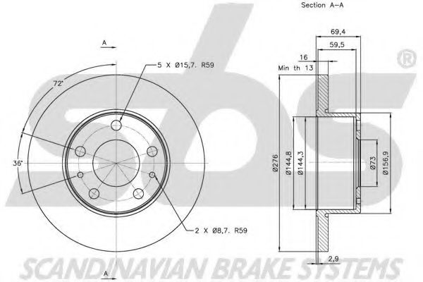 Disc frana 1