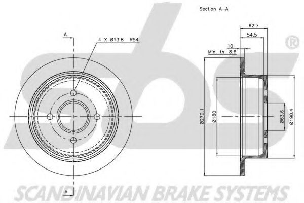 Disc frana 1