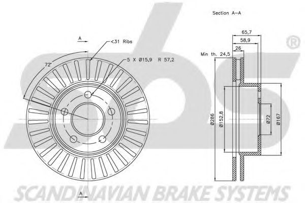 Disc frana 1