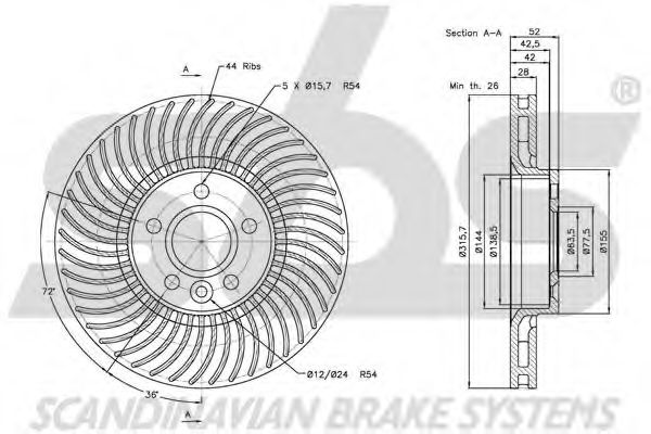 Disc frana 2