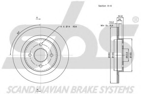 Disc frana 1