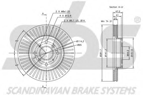 Disc frana 1
