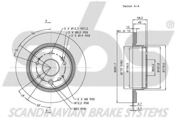 Disc frana 2