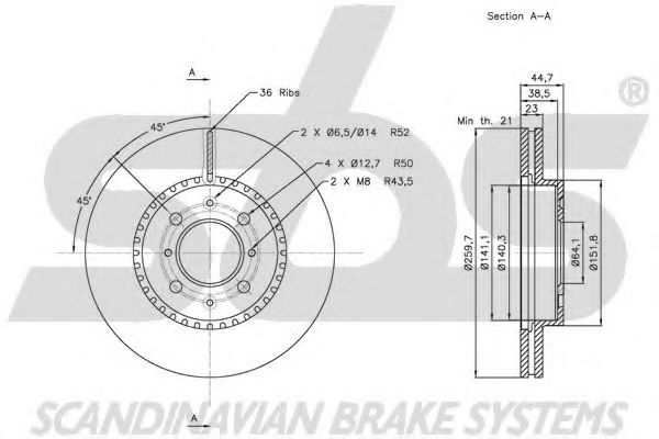 Disc frana 1
