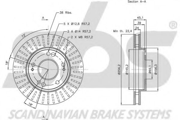 Disc frana 1