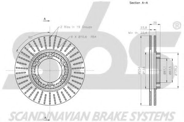Disc frana 1