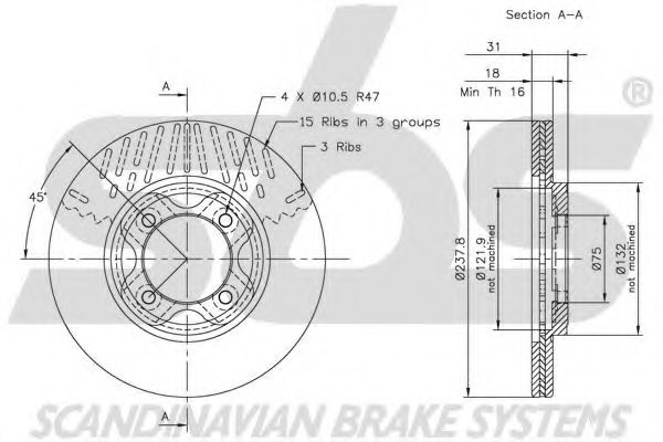 Disc frana 1