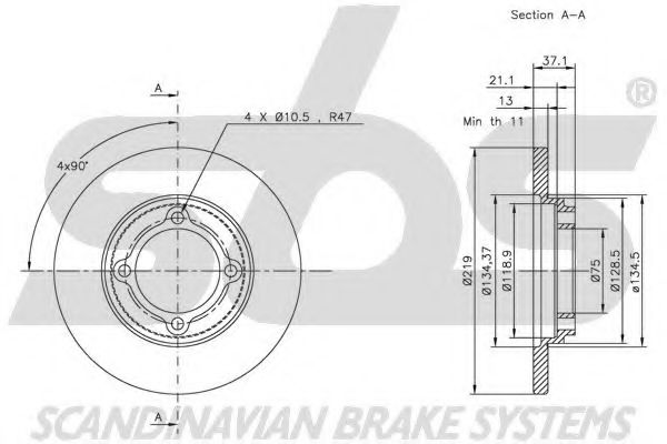 Disc frana 1