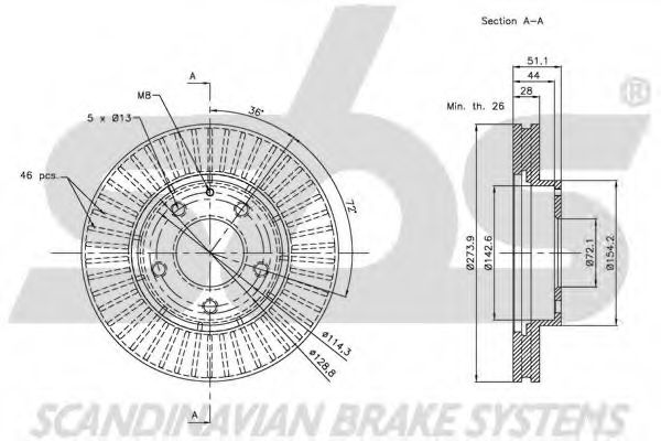 Disc frana 1
