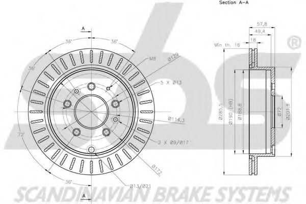 Disc frana 2