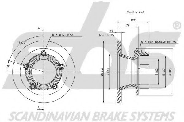 Disc frana 1