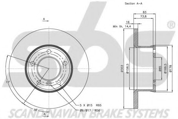 Disc frana 1