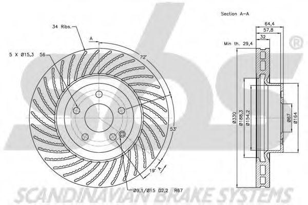 Disc frana 1