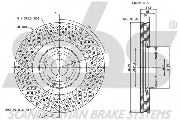 Disc frana 1