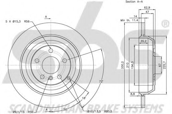 Disc frana 1