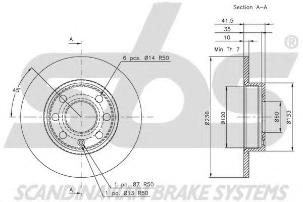 Disc frana 1