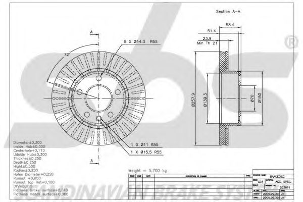Disc frana 1