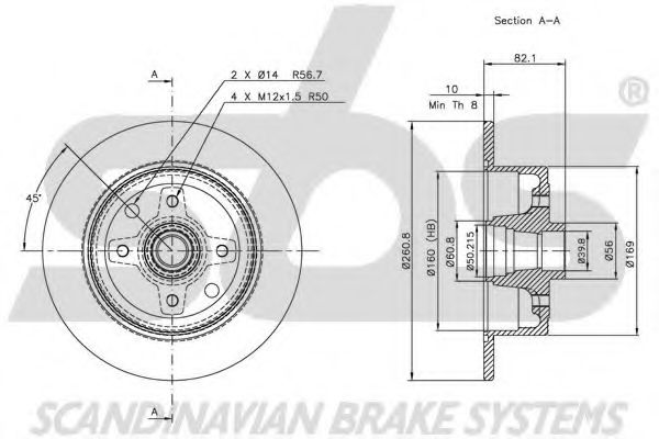 Disc frana 1