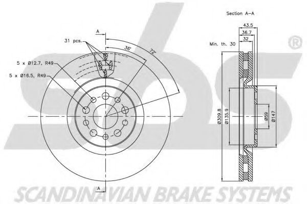 Disc frana 1