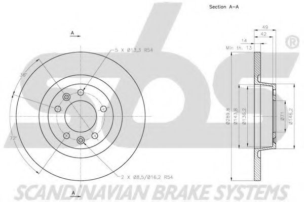 Disc frana 2