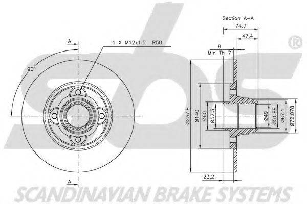 Disc frana 1
