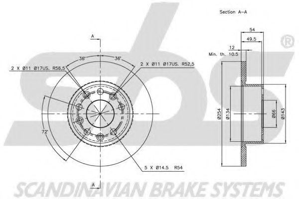 Disc frana 1