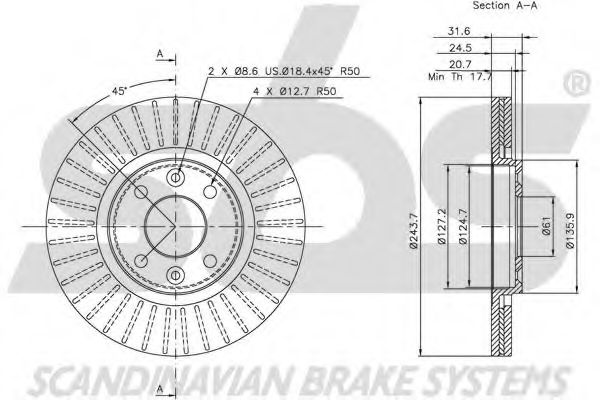 Disc frana 1