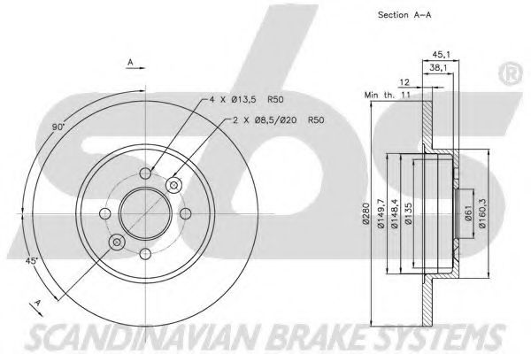 Disc frana 1