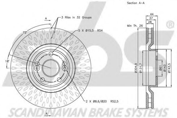 Disc frana 1