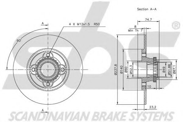 Disc frana 1