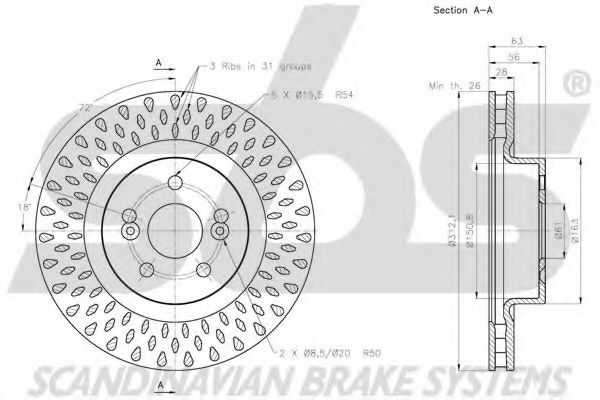 Disc frana 1