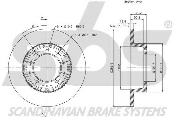 Disc frana 1