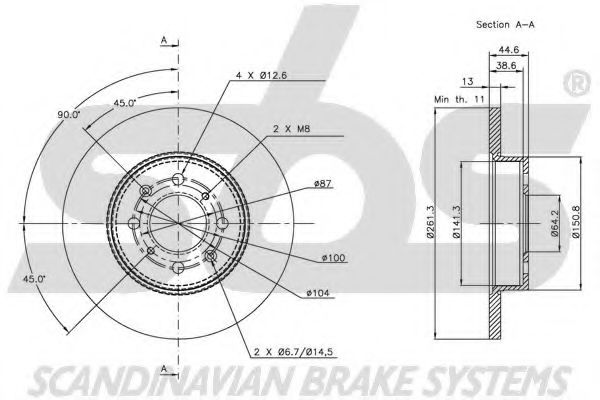 Disc frana 1