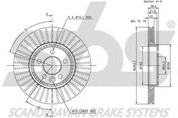 Disc frana 1