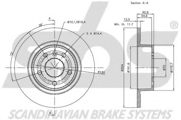 Disc frana 1