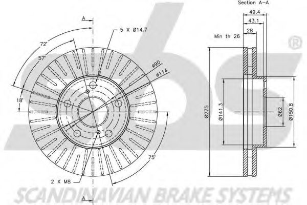 Disc frana 2