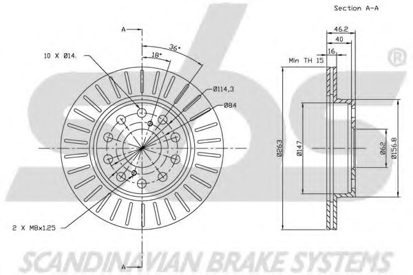 Disc frana 1