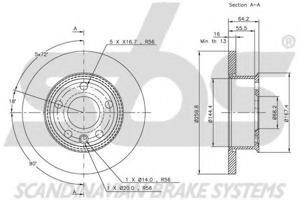 Disc frana 1