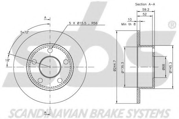 Disc frana 1