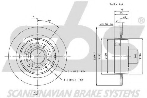 Disc frana 1