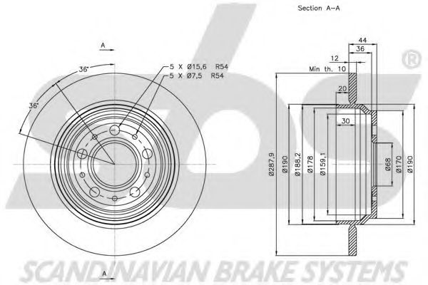 Disc frana 1